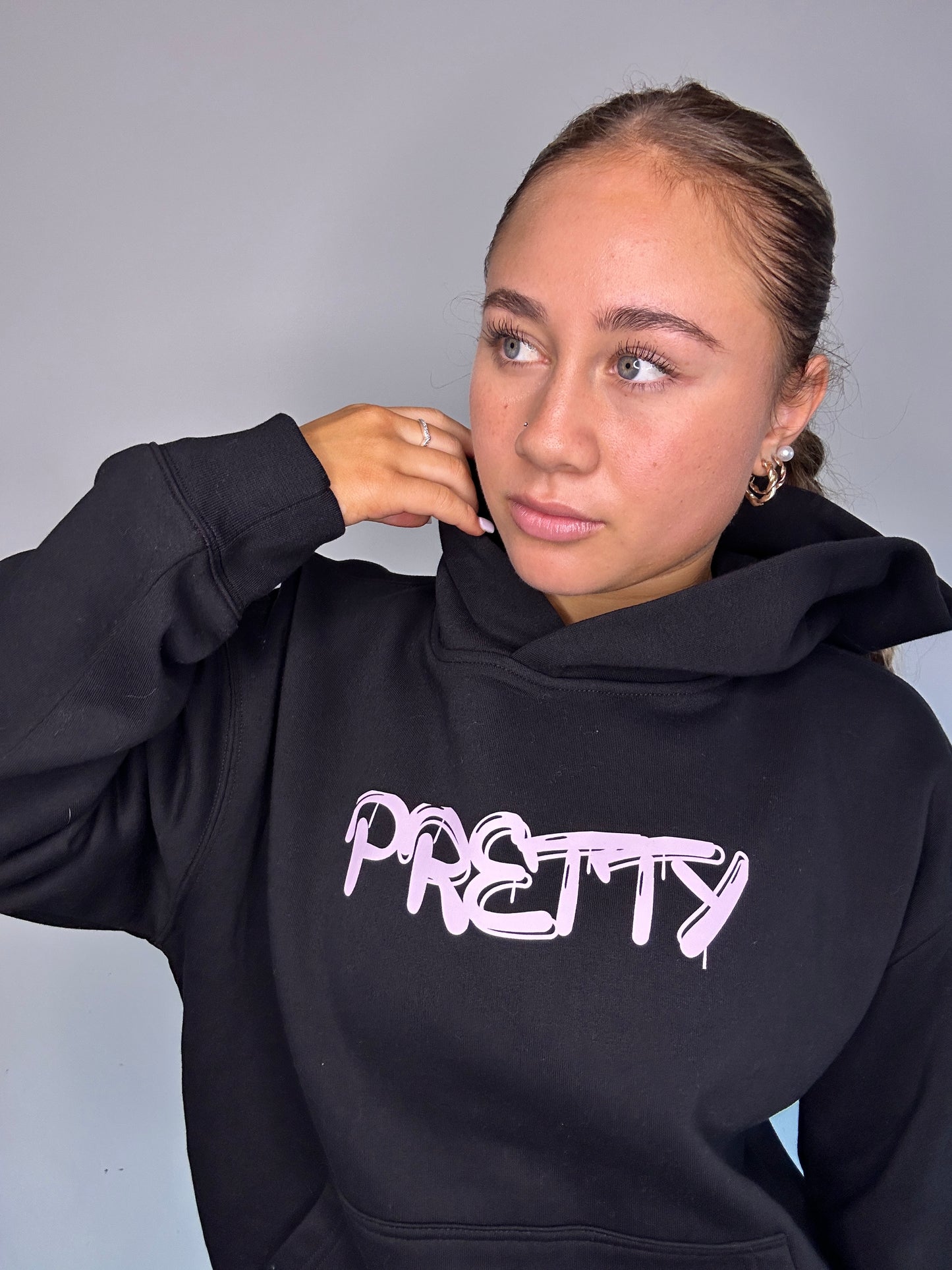 💕"We're Not Here to Look Pretty" Women's Relaxed Hoodie💕